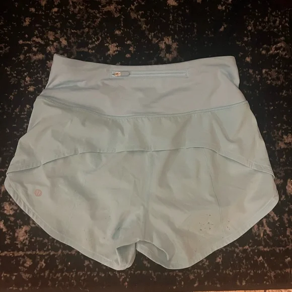 Lululemon turquoise shorts - Picture 3 of 6